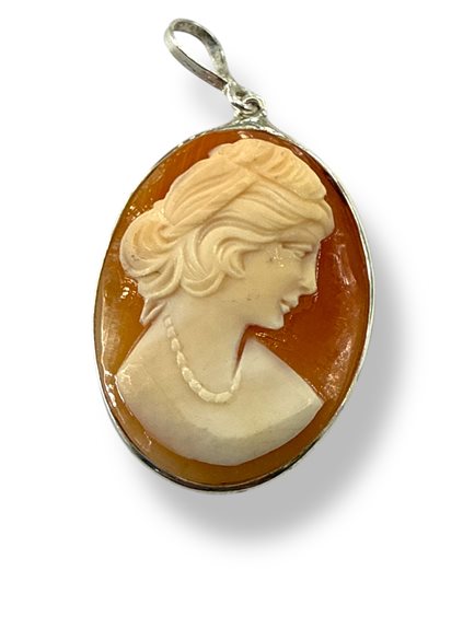 Colgante Mandile 1922 Mujer Cammei  in Plata Conchiglia 2MCICM114 - 2MCICM114